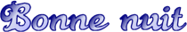 bonne nuit